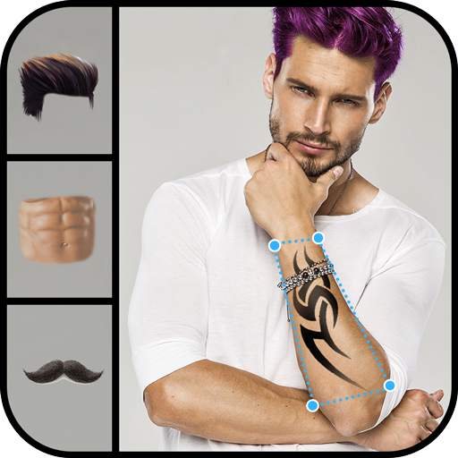 Man Photo Editor : Men Body Styles SixPack tattoo 1.4