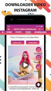 Video downloader for Instagram-fast save,quicksave screenshot 3