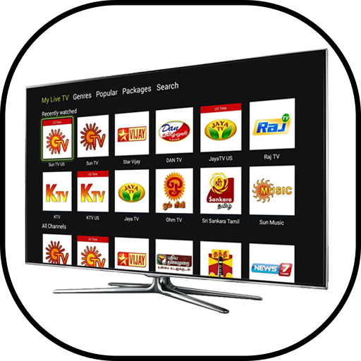 Live tv all channels free guide icon