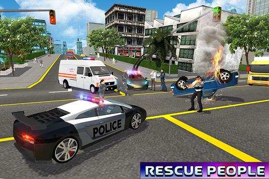 Police Car Driver City Chase Simulator screenshot 4