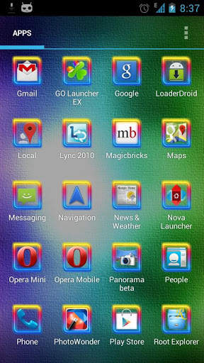 Rainbow Frame Theme Pack screenshot 4