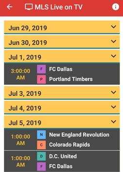 MLS Games Live on TV screenshot 3