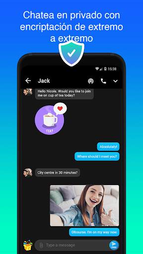 Mint Messenger - Chat And Sms screenshot 2