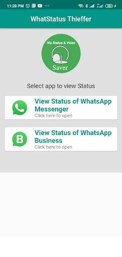Whatsapp Status Thieffer स्क्रीनशॉट 1