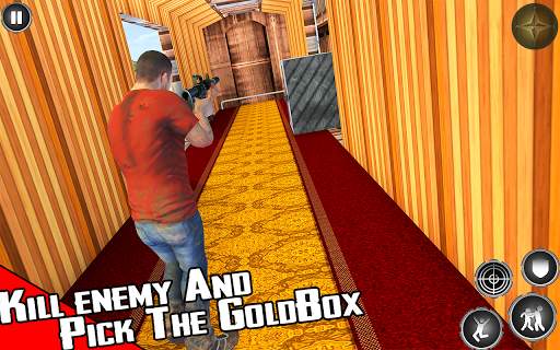 Train Shooting Game: Free Fire Train Gold Robbery screenshot 12