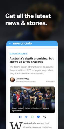 ESPNCricinfo - Live Cricket Sc screenshot 6