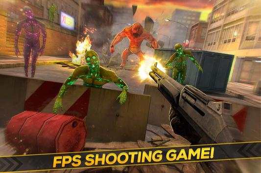 FPS Zombie Bertahan Hidup screenshot 1