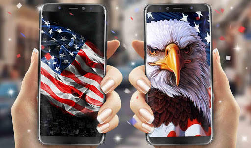 American Flag Live Wallpaper Themes screenshot 2