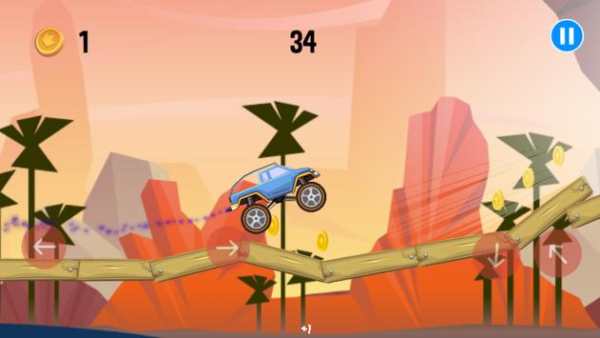 Monster Truck Hill Racing Game screenshot 14