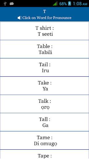 Common Words English to Yoruba screenshot 5