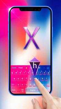 Neon Keyboard Theme for iPhone X screenshot 1