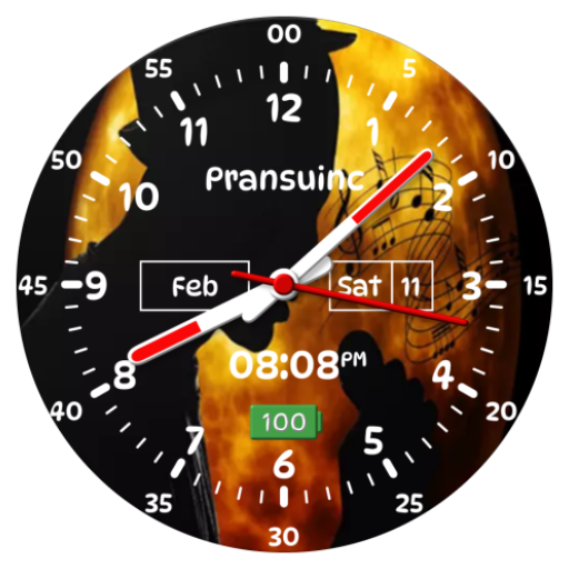 Music Clock Live Wallpaper иконка