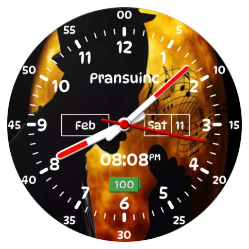 Music Clock Live Wallpaper 1.28