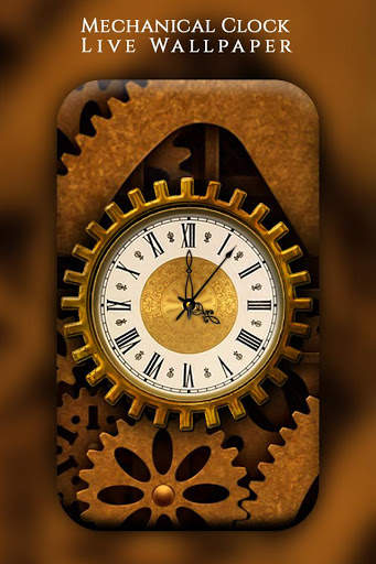 Mechanical Clock Live Wallpaper screenshot 2