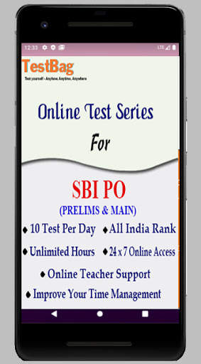 SBI-PO Online Test APP screenshot 1