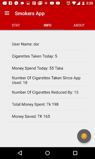 Smokers App screenshot 2