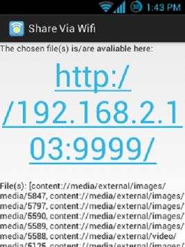 Share Via Wifi screenshot 3