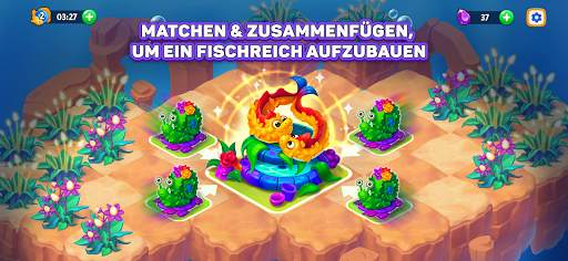 Sea Merge: Fisch Spiele screenshot 1