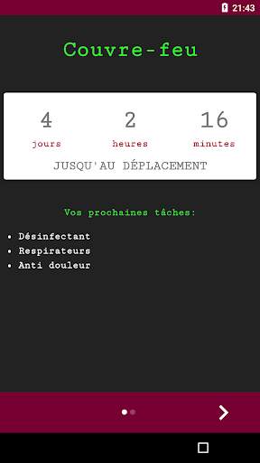Couvre-feu screenshot 3