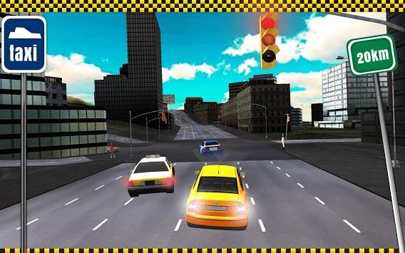 Taxi Driving 3D: Snow City screenshot 6
