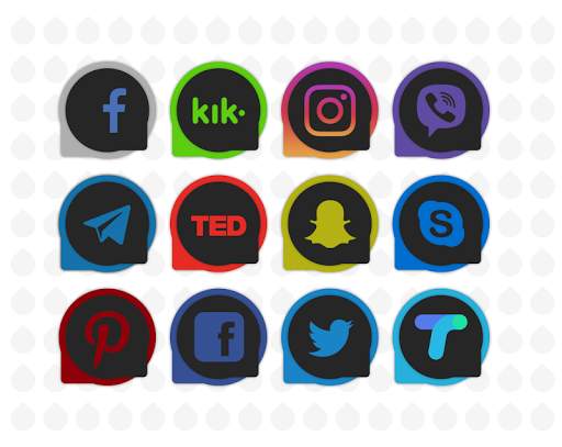 PixelDew Dark Icon Pack Free screenshot 5