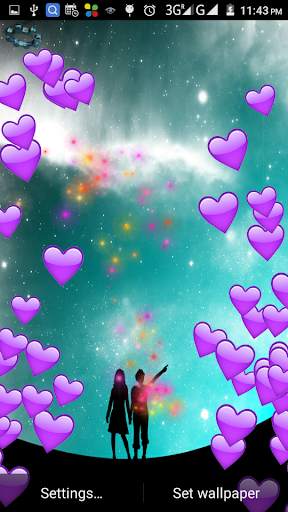 Magic Hearts Live Wallpaper screenshot 2