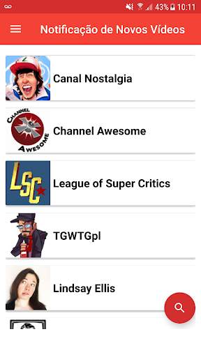 Notificação de Videos para Tubers screenshot 3