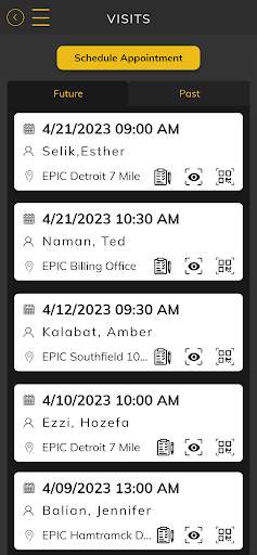 EPIC Health Application screenshot 5