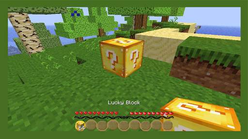 lucky block mod on Minecraft for MCPE addons screenshot 2
