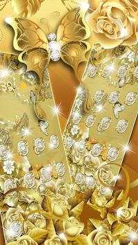 Golden Butterfly  Luxury Launcher screenshot 3