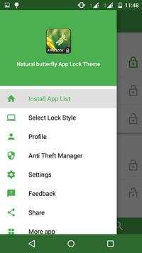 Natural butterfly App Lock screenshot 7