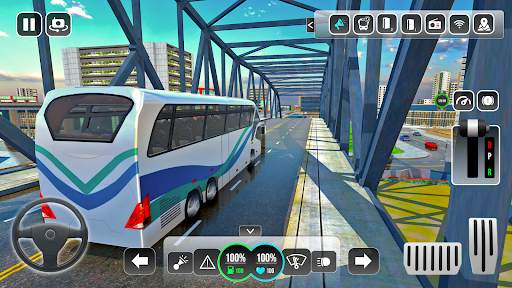 Simulator bus 3d-Permainan bus screenshot 16