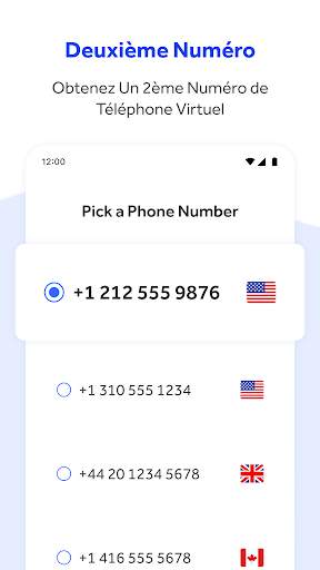 WePhone: Appel Virtuel & SMS screenshot 13