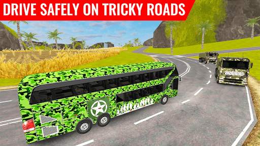 US Army Bus Game 2021 - US Military Transportation screenshot 3