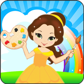 Kids Coloring - Princess Book icon