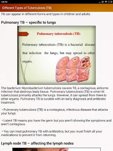 Tuberculosis TB Symptoms Causes & Diet Help screenshot 11