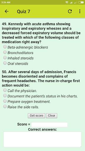 Nursing Quiz screenshot 5