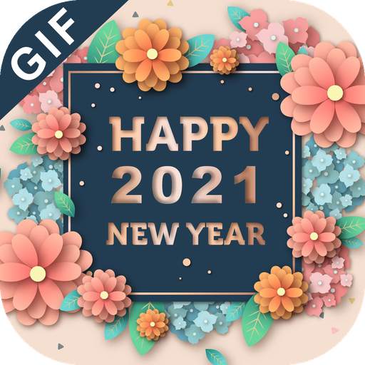 New Year GIF 2021 : New Year Stickers For Whatsapp 7.0