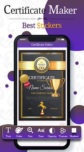 Certificate Maker & Creator screenshot 4