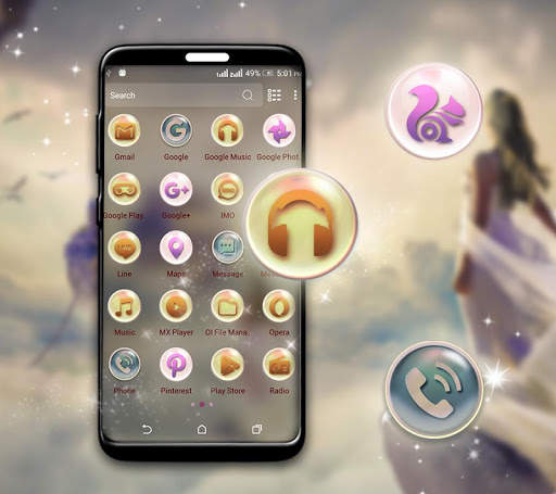 Fantasy Angel Launcher Theme screenshot 1