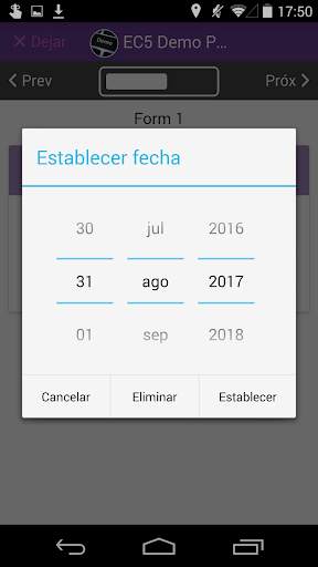Epicollect5: Recogida de datos screenshot 3