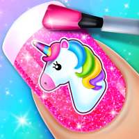 Nail Salon Unicorn Fashion Art logo