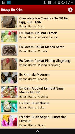 Resep Es Krim screenshot 2