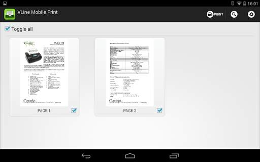 VLine Mobile Print screenshot 5