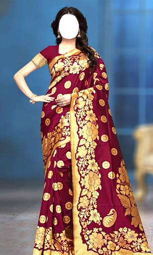 Women Pattu Saree Photo Maker screenshot 2