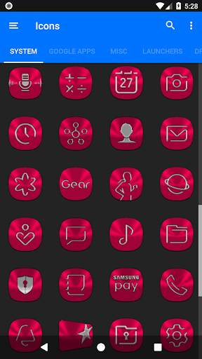 Crimson Icon Pack screenshot 7