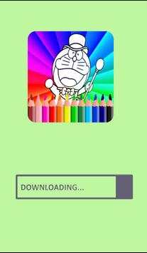 Coloring Funny Dorae Cate screenshot 1