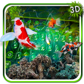 3D Lively Koi Fish Keyboard Theme icon