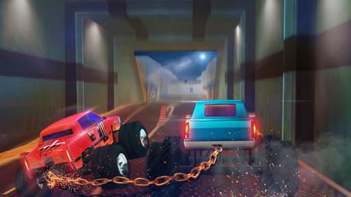 Chained Monster Truck 3D Crazy Car Racing screenshot 5
