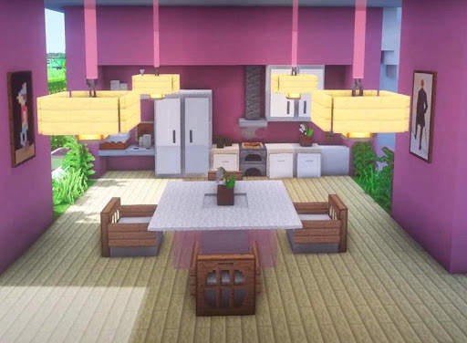 Pink House Mod Map for mcpe screenshot 3